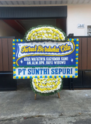 Papan Bunga Duka di Gajahan