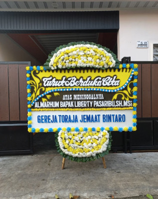 Papan Bunga Duka di Gajahan
